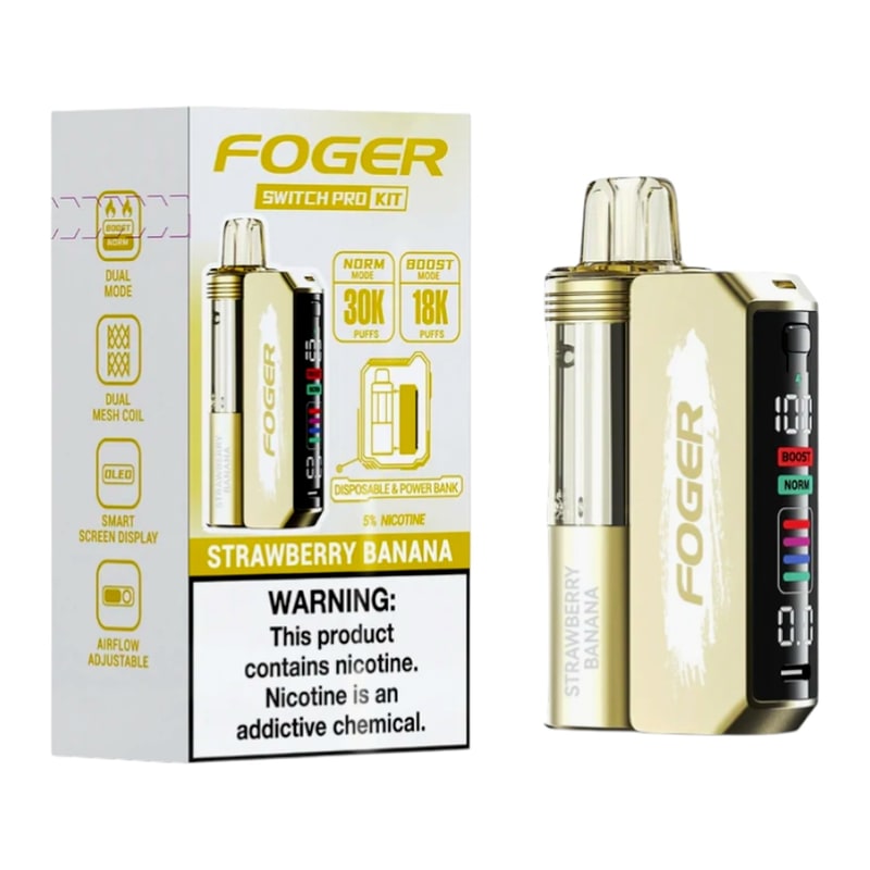 Foger Switch Pro 30K 5ct Box-Strawberry Banana