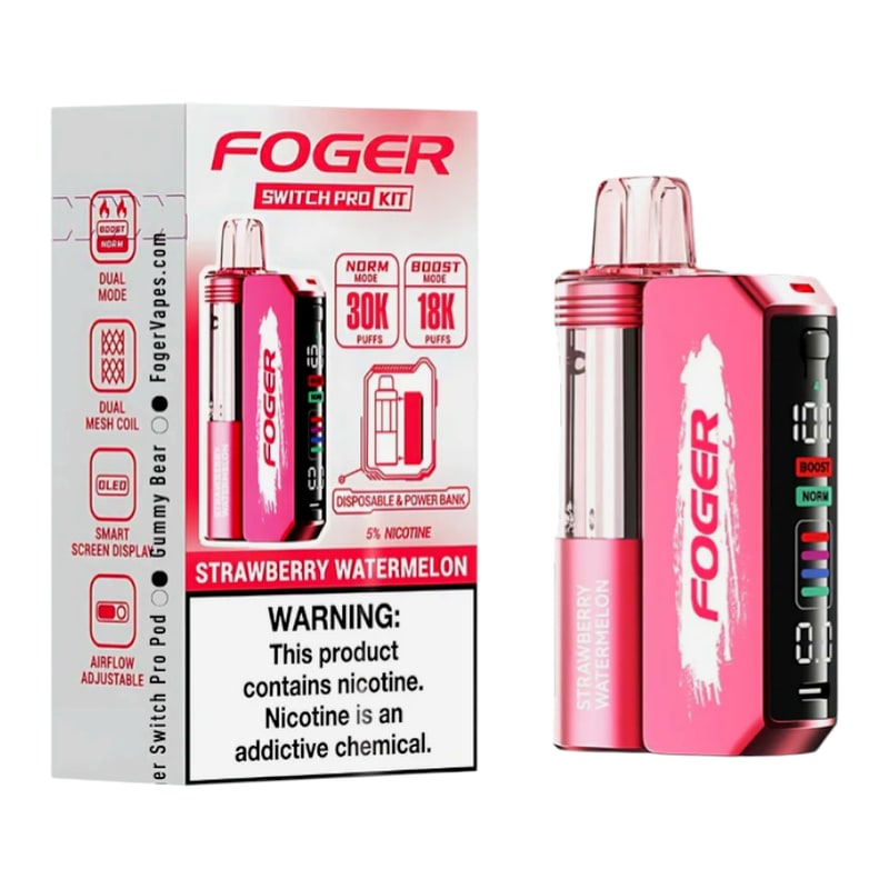 Foger Switch Pro 30K 5ct Box-Strawberry Watermelon
