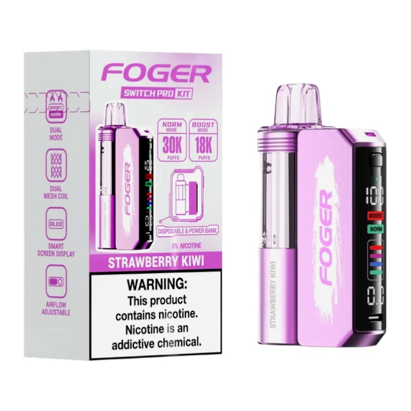 Foger Switch Pro 30K 5ct Box-Strawberry Kiwi