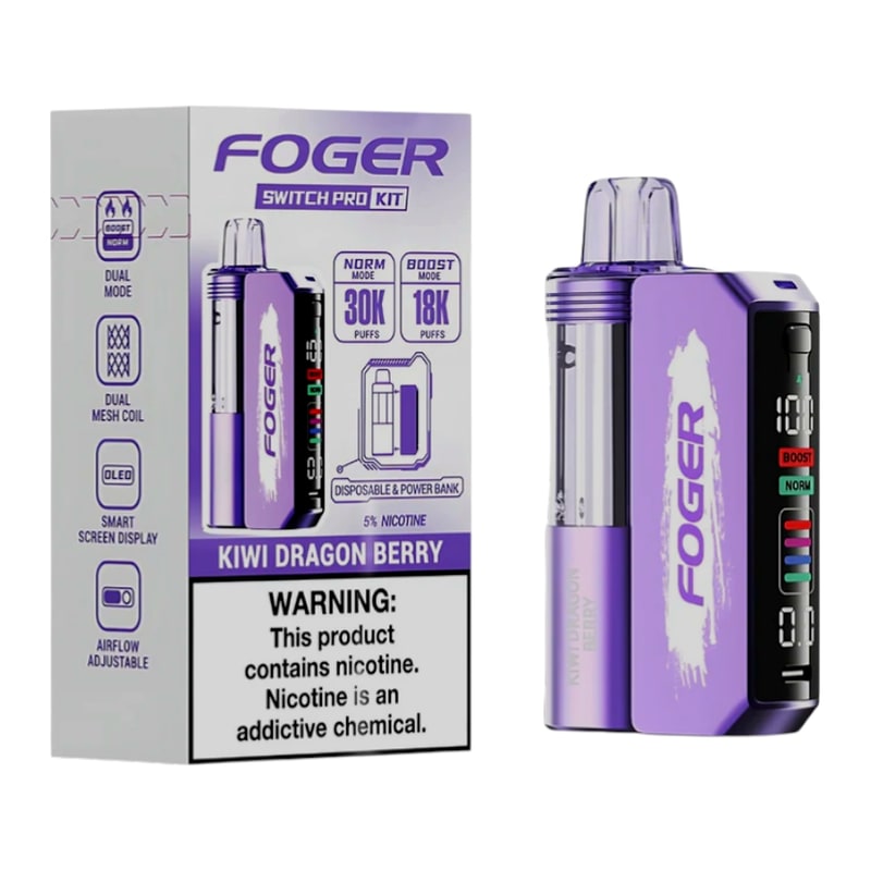 Foger Switch Pro 30K 5ct Box-Kiwi Dragon Berry