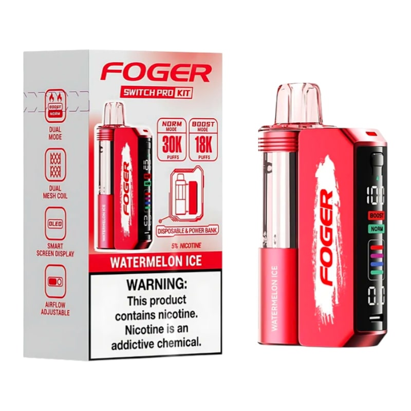Foger Switch Pro 30K 5ct Box-Watermelon Ice