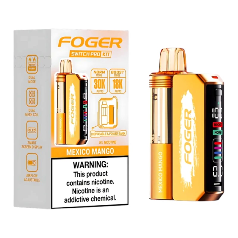 Foger Switch Pro 30K 5ct Box-Mexico Mango