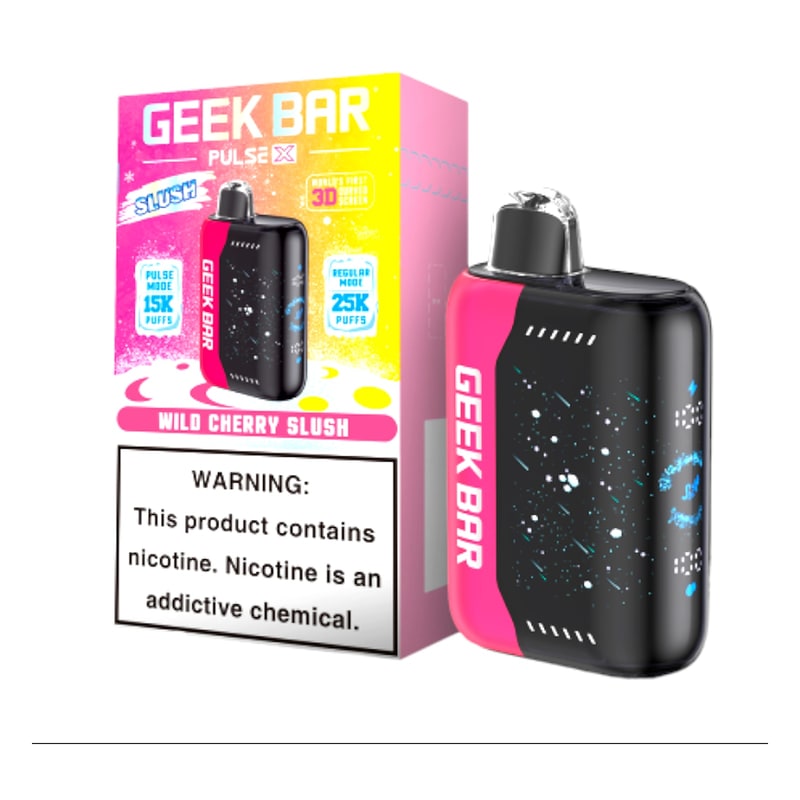 Geek Bar Pulse X 25000 5ct Box-Wild Cherry Slush