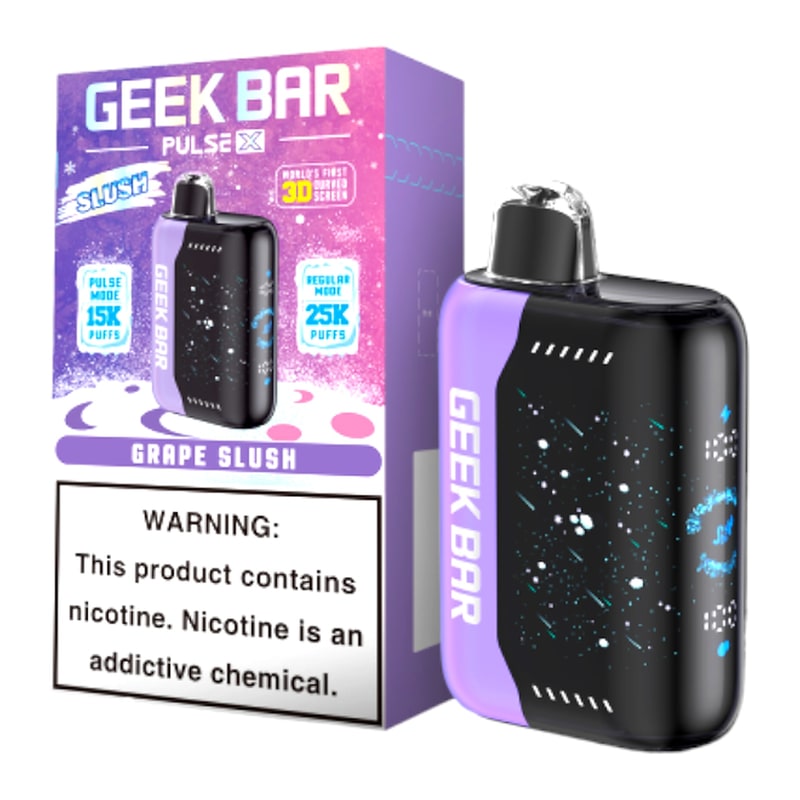 Geek Bar Pulse X 25000 5ct Box-Grape Slush