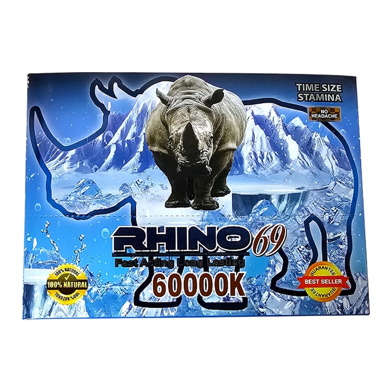 Rhino 69 60000k Blue 2pk 24ct