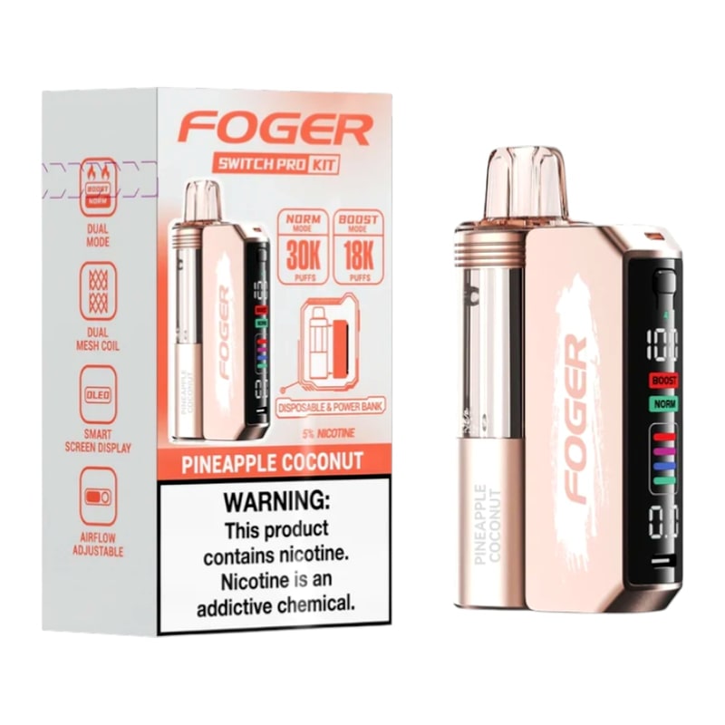 Foger Switch Pro 30K 5ct Box-Pineapple Coconut