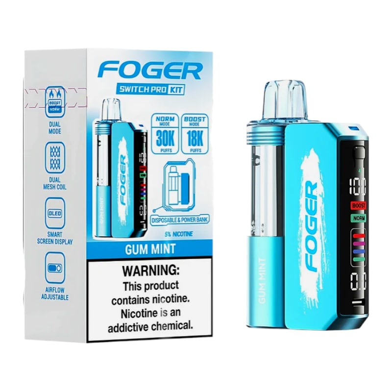 Foger Switch Pro 30K 5ct Box-Gum Mint