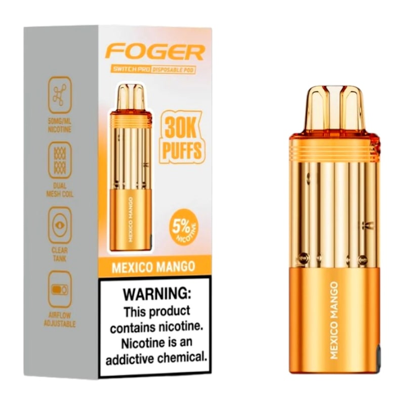 Foger Switch Pro POD 30K 5ct Box - Mexico Mango