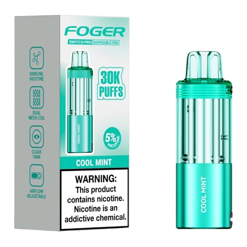 Foger Switch Pro POD 30K 5ct Box - Cool Mint