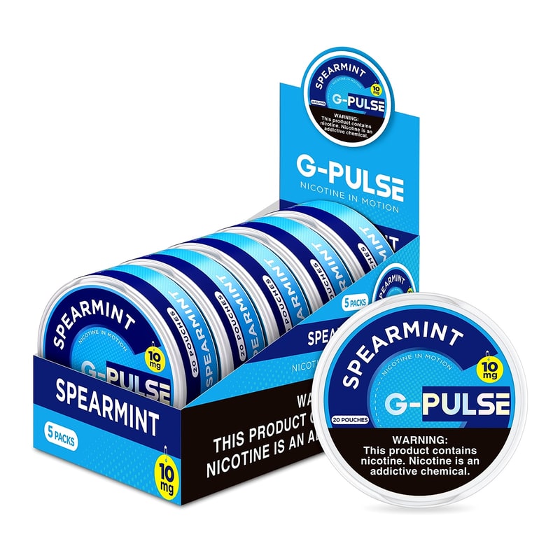 G-Pulse Nicotine Pouches 10mg 5ct-Spearmint