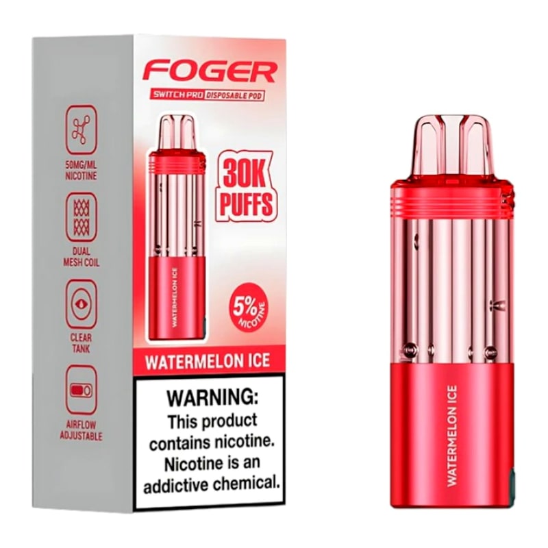 Foger Switch Pro POD 30K 5ct Box - Watermelon Ice