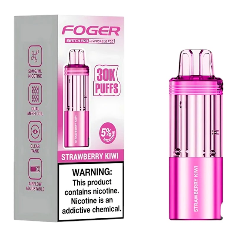 Foger Switch Pro POD 30K 5ct Box - Strawberry Kiwi