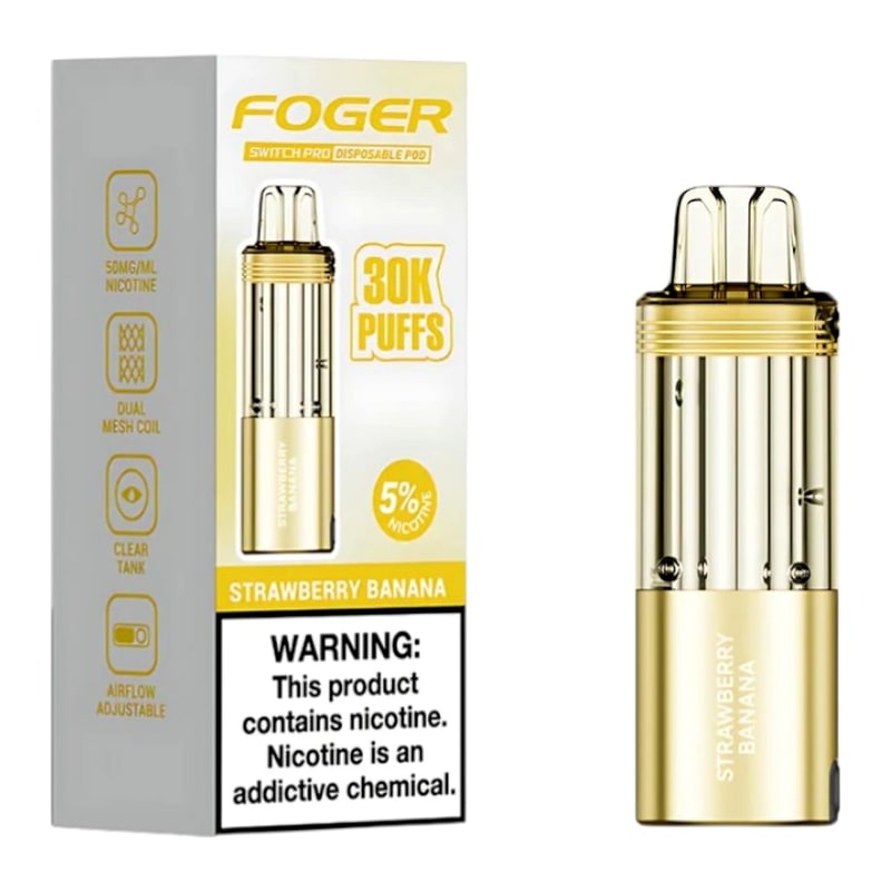 Foger Switch Pro POD 30K 5ct Box - Strawberry Banana