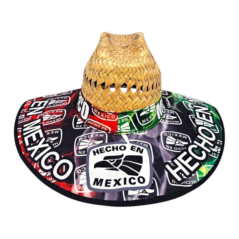 Straw Hat Over Brim Cloth
