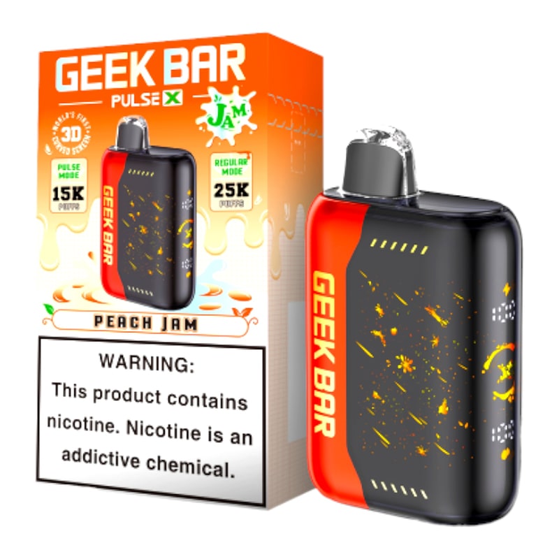 Geek Bar Pulse X 25000 5ct Box-Peach Jam