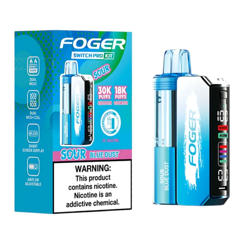 Foger Switch Pro 30K 5ct Box-Sour Blue Dust