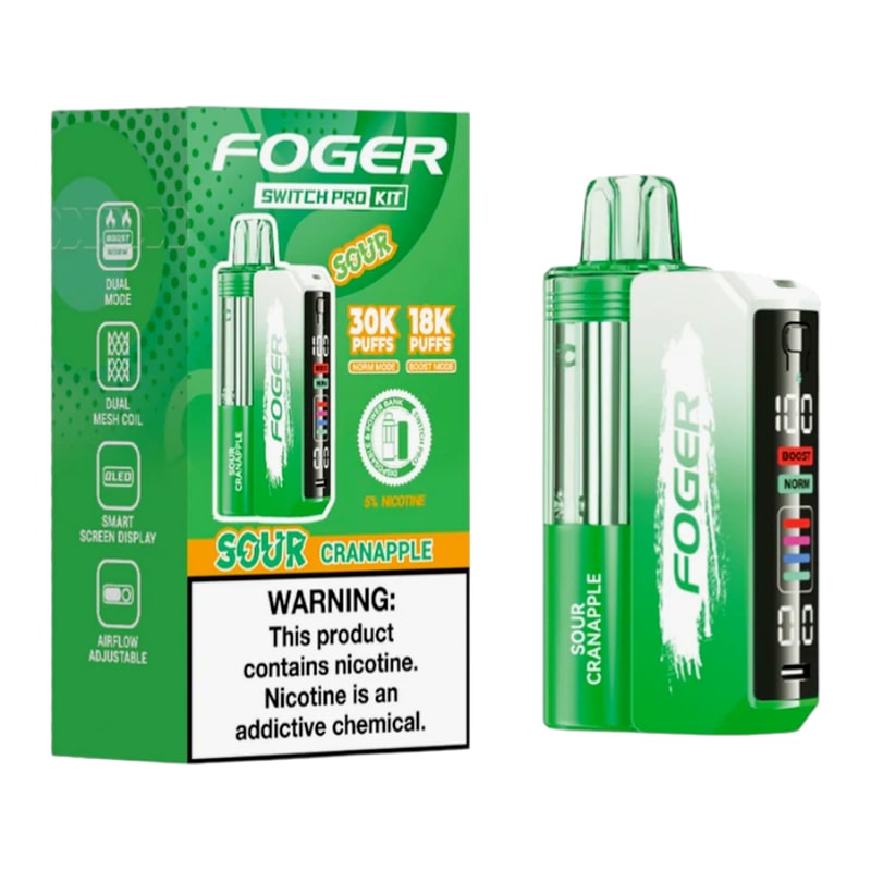 Foger Switch Pro 30K 5ct Box-Sour Cranapple