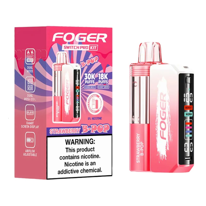 Foger Switch Pro 30K 5ct Box-Strawberry B-pop