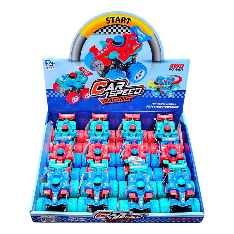 Speed Racing Pull Back Car 12ct Box