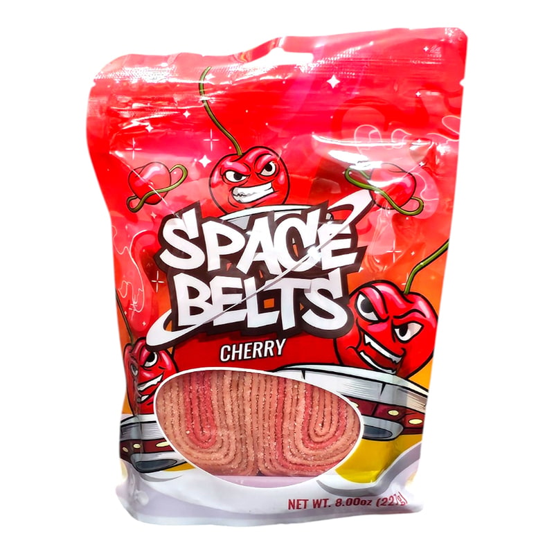 Space Sour Candy 8oz -Cherry