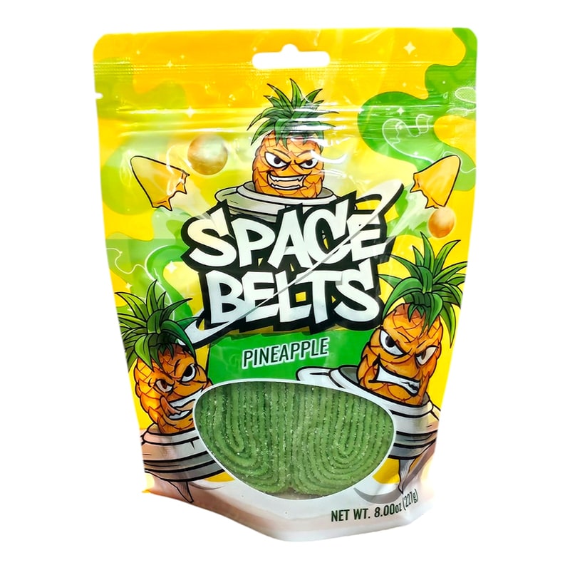 Space Sour Candy 8oz -Pineapple