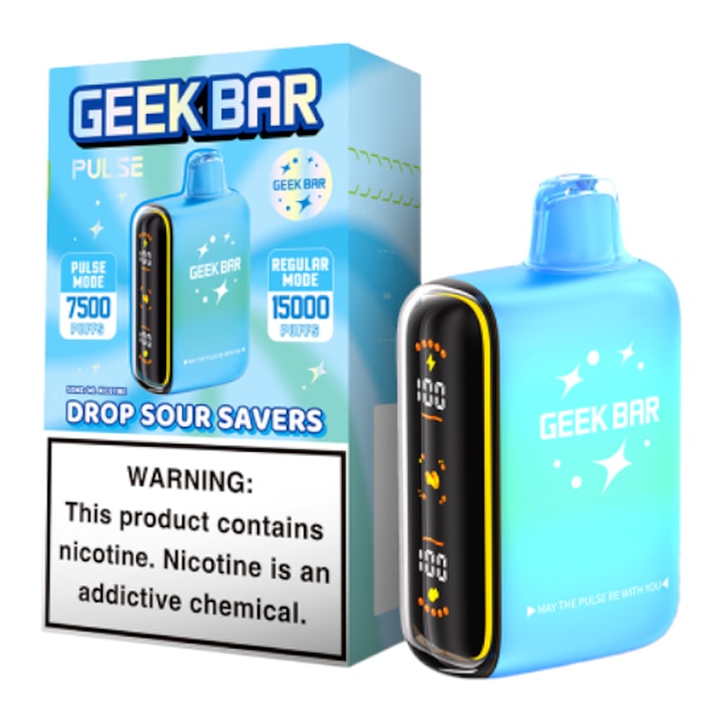 Geek Bar Pulse 15000 5ct Box-Drop Sour Savers