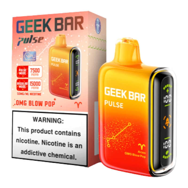 Geek Bar Pulse 15000 5ct Box-OMG Blow-Pop