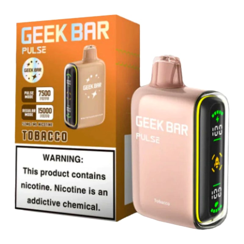 Geek Bar Pulse 15000 5ct Box-Tobacco