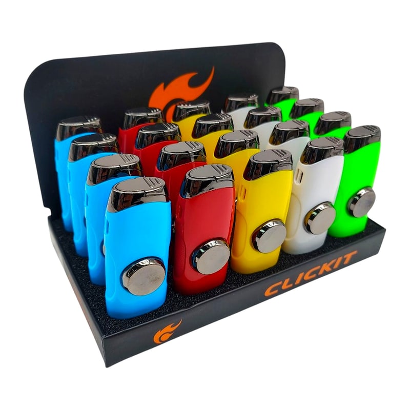 Click It Torch Fidget Spinnable Torch 20ct GH-9040