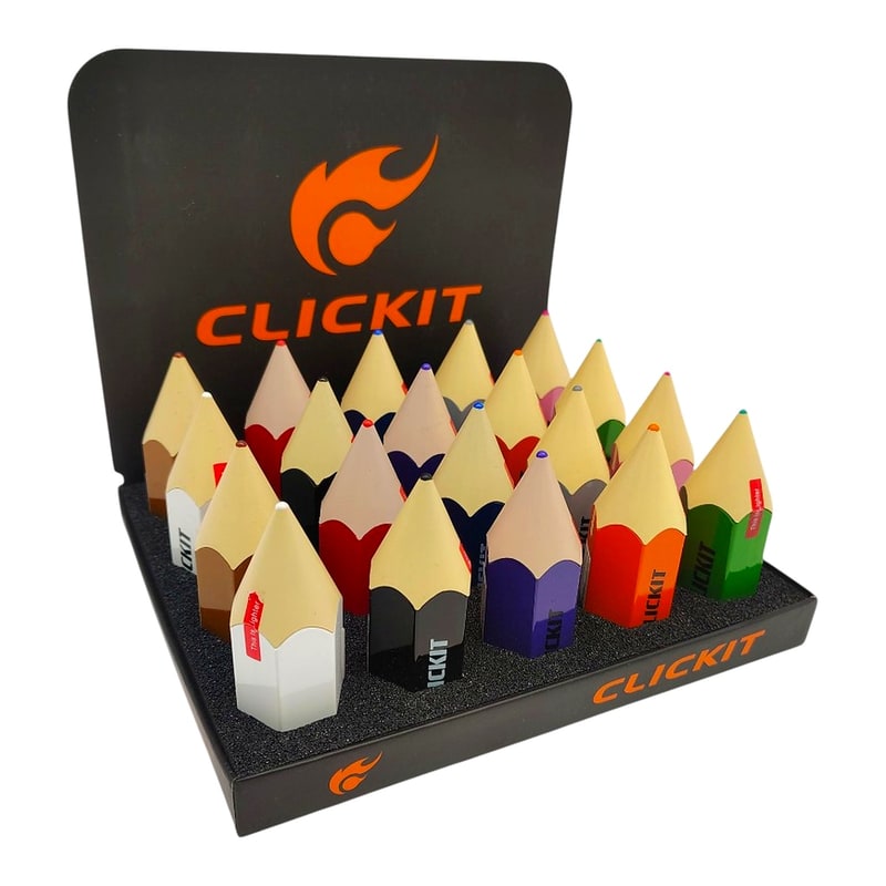 Click It Torch Crayon Torch Mixed Color 20ct GH-5007