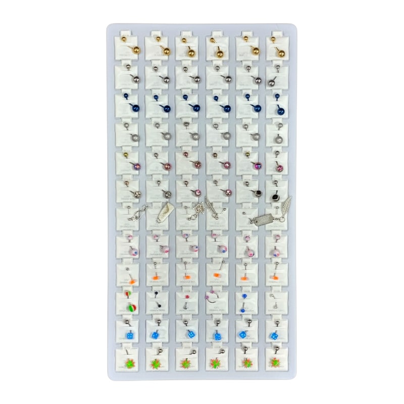 Body Jewelry Card-33005-72ct-Belly Button-Multi