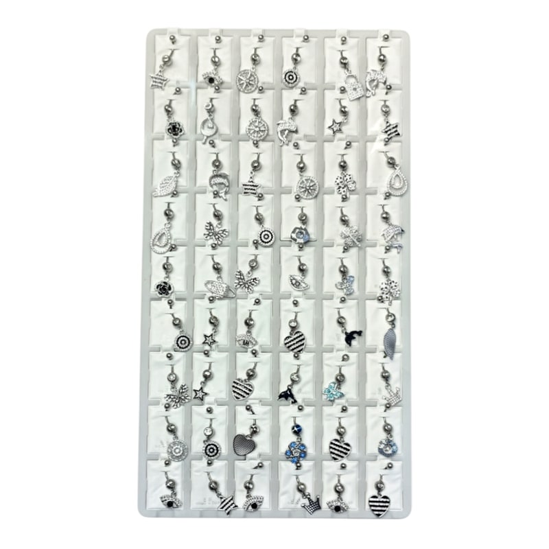 Body Jewelry Card-219028-72ct- Belly Button