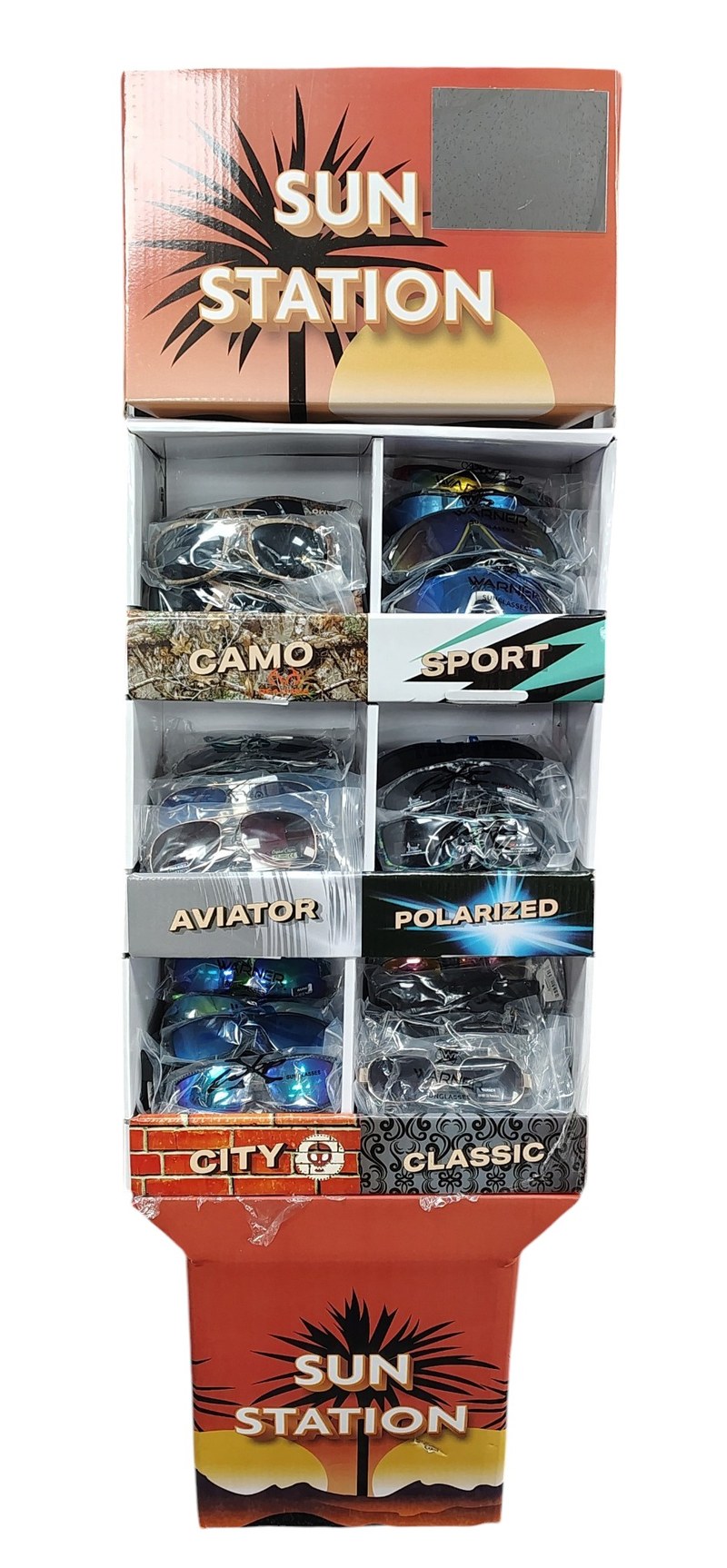 Sunglass Station Floor Display 192ct