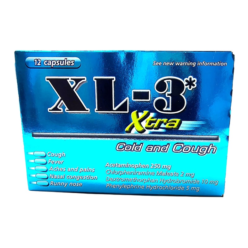 XL-3 Cold Relief Xtra-12CT