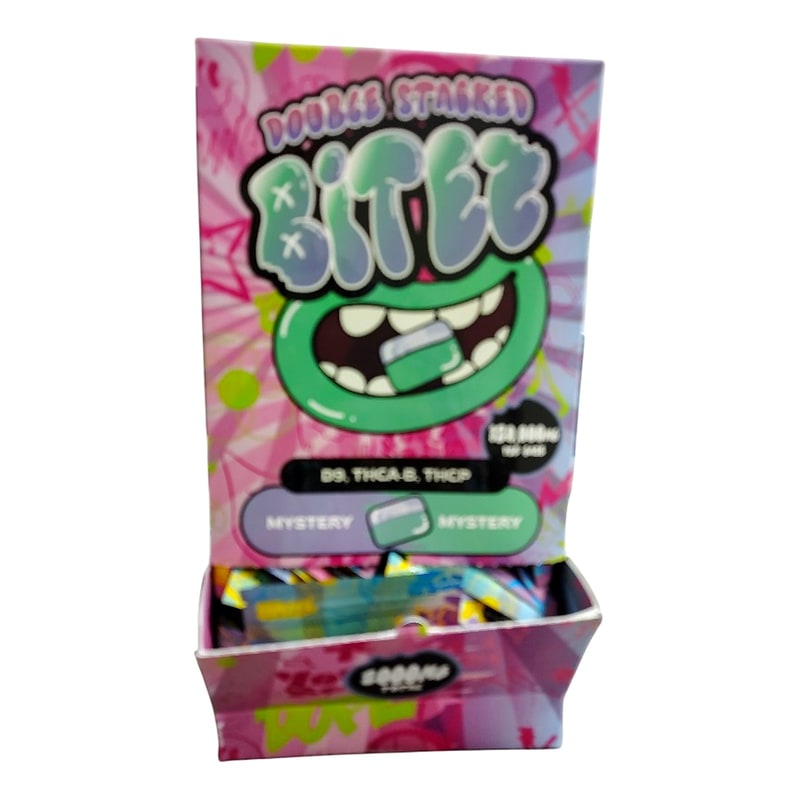 Double Stacked Bitez 120000mg 60ct Box-Mystery