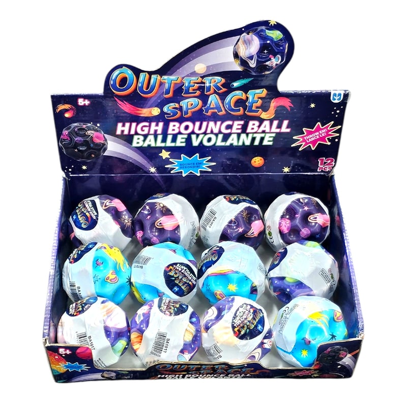 High Bounce Ball-Outer Space -12ct Box