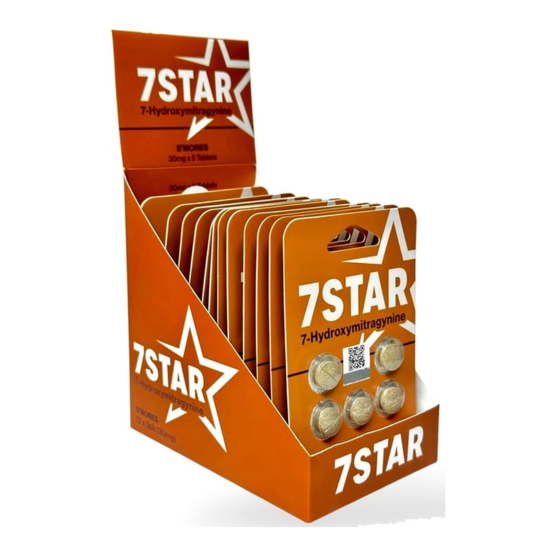 7 Star Hydroxymitragynine 30gm 5pk - 12ct Box - S'mores