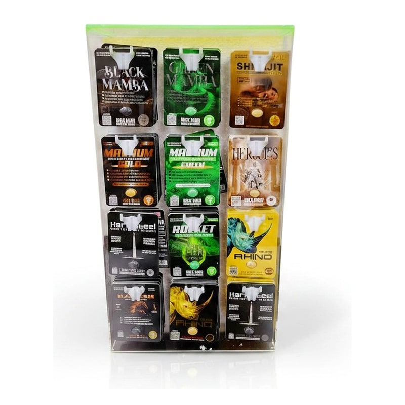 Display 12 Hooks With Pills Inside -72ct