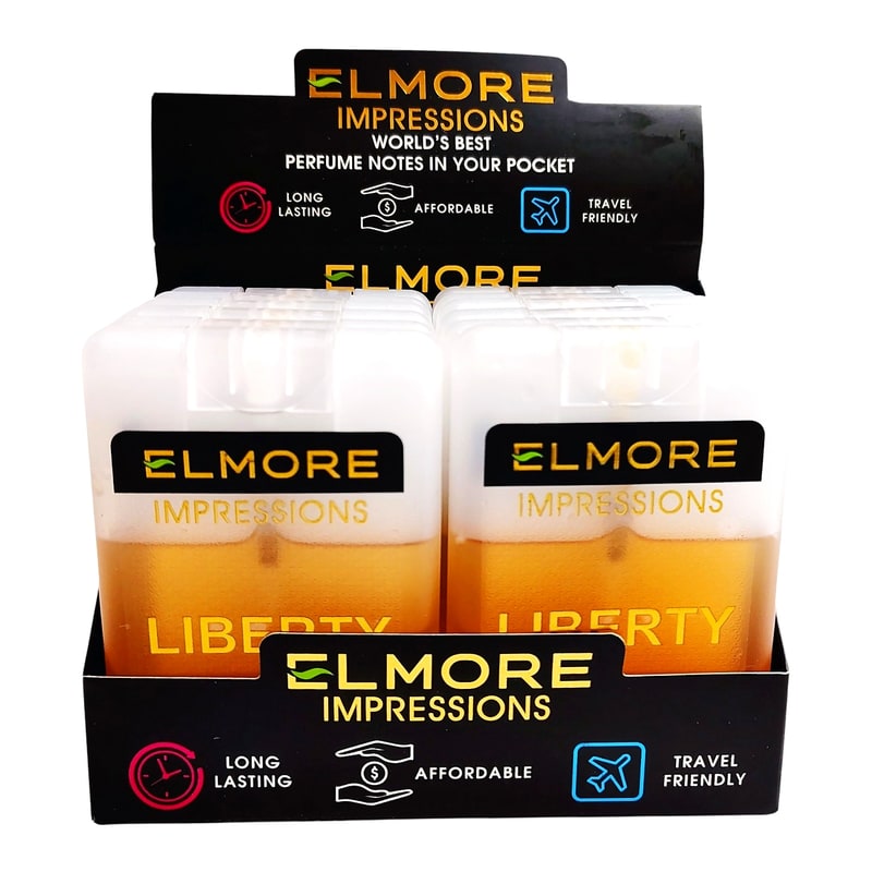 Elmore Pocket Perfumes Display (Liberty)-12ct Box