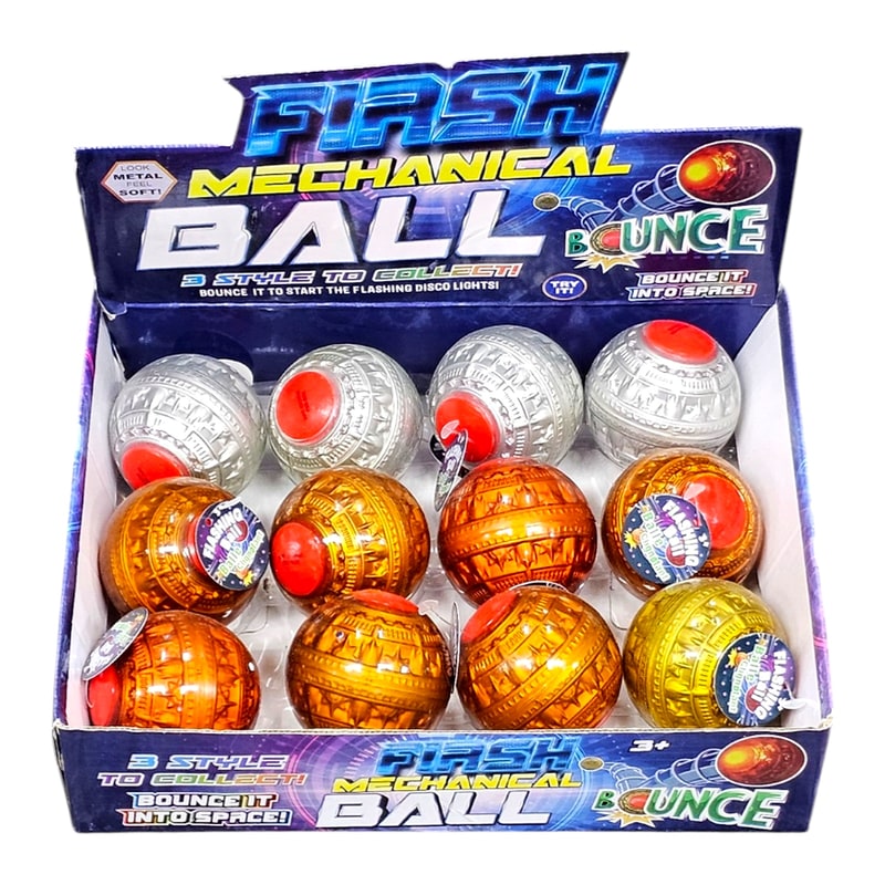 Flashing Bounce Ball W/Light-12ct