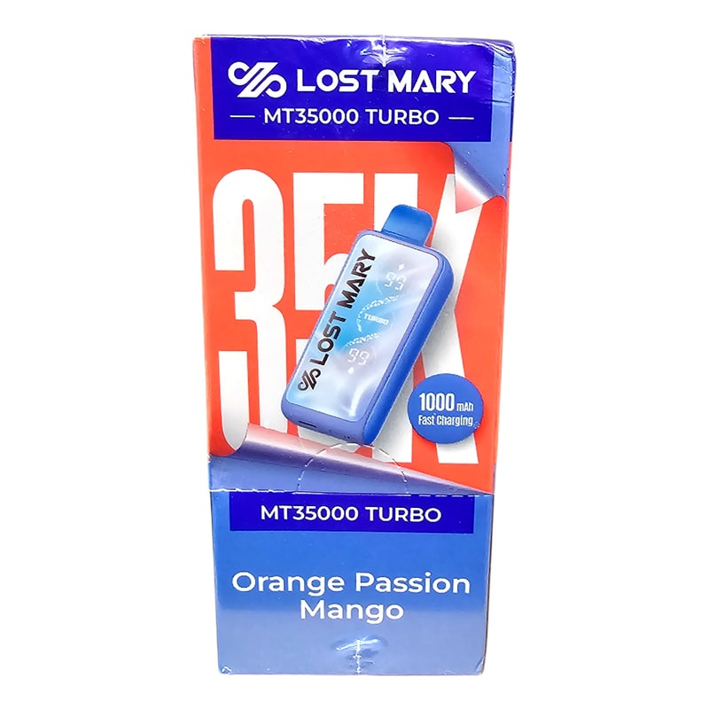 Lost Mary MT35000 Turbo 5ct Box - Orange Passion Mango