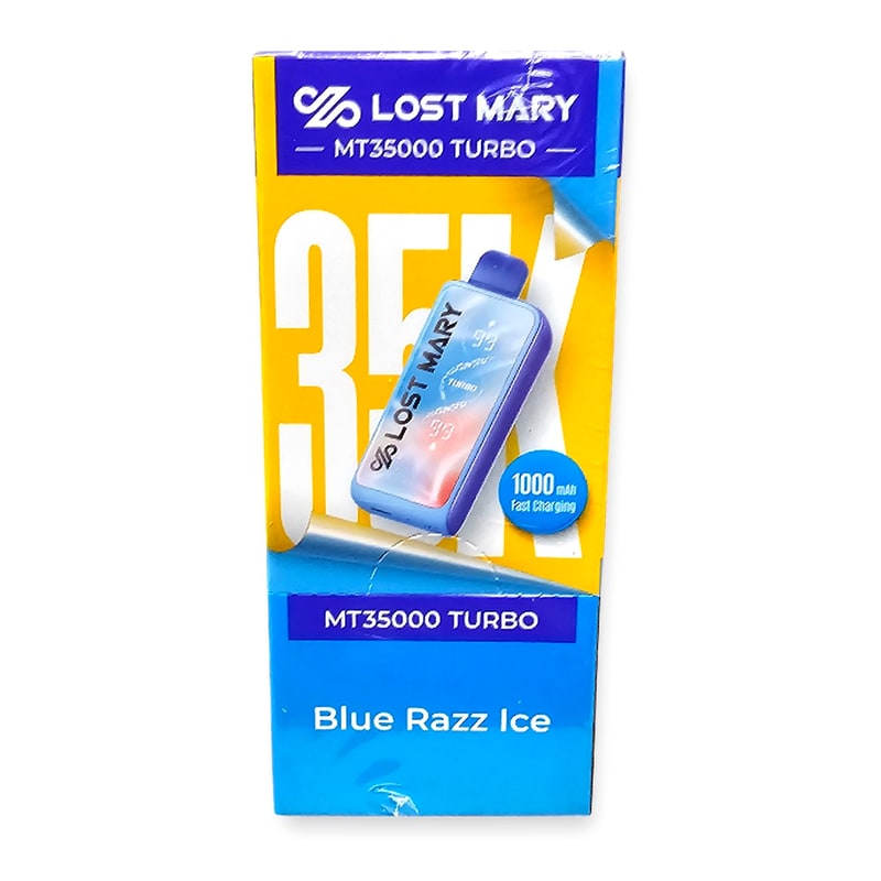 Lost Mary MT35000 Turbo 5ct Box - Blue Razz Ice