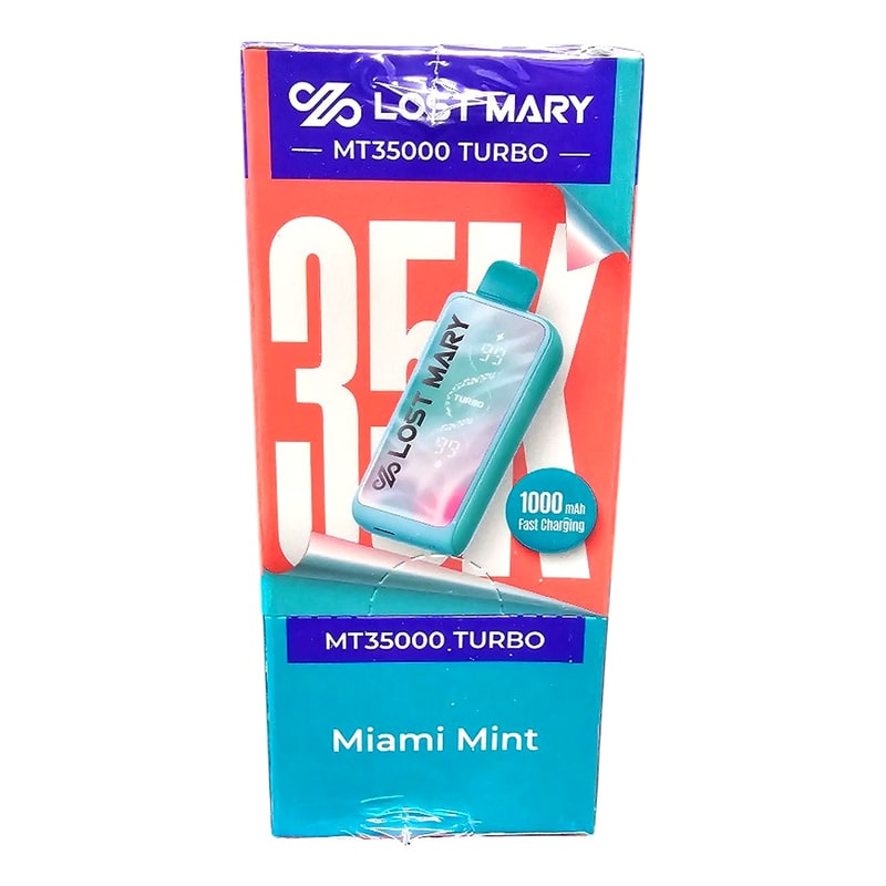 Lost Mary MT35000 Turbo 5ct Box - Miami Mint