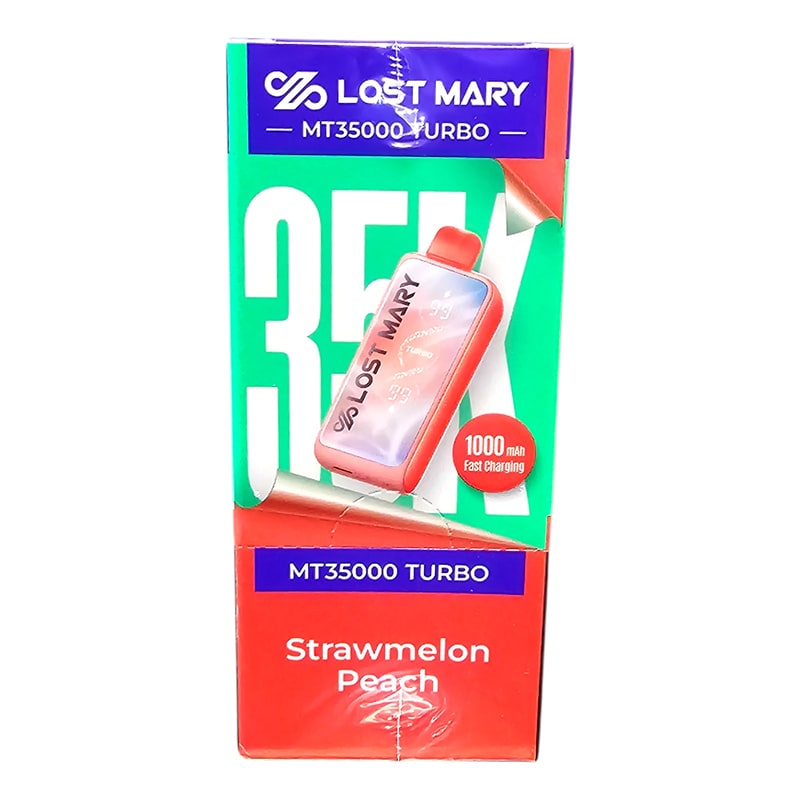 Lost Mary MT35000 Turbo 5ct Box - Strawmelon Peach