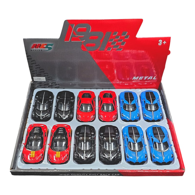 Pull Back Racing Car Toy (SC-55) -12ct