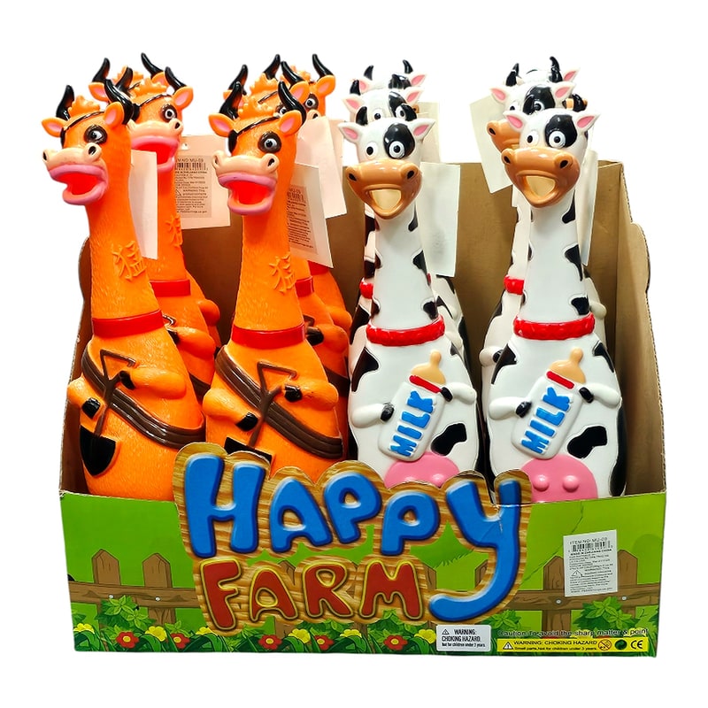 Bellow Cow Noise Maker Toy (MU-09) -12ct