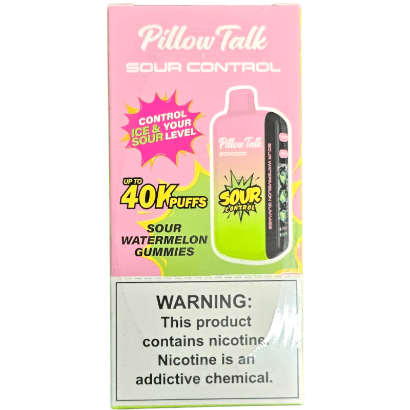 Pillow Talk 40000 5ct Box(TEXAS COMPLIANT) - Sour Watermelon Gummi