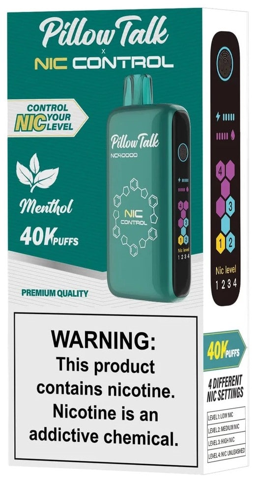 Pillow Talk 40000 5ct Box(TEXAS COMPLIANT) - Menthol