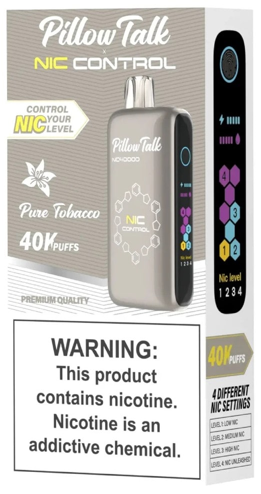 Pillow Talk 40000 5ct Box(TEXAS COMPLIANT) - Pure Tobacco