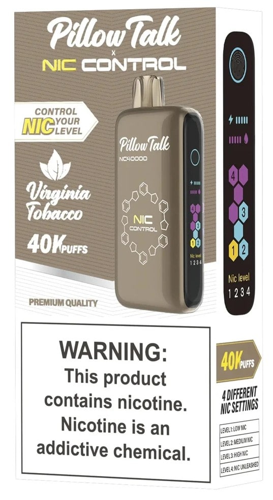 Pillow Talk 40000 5ct Box(TEXAS COMPLIANT) - Virginia Tobacco